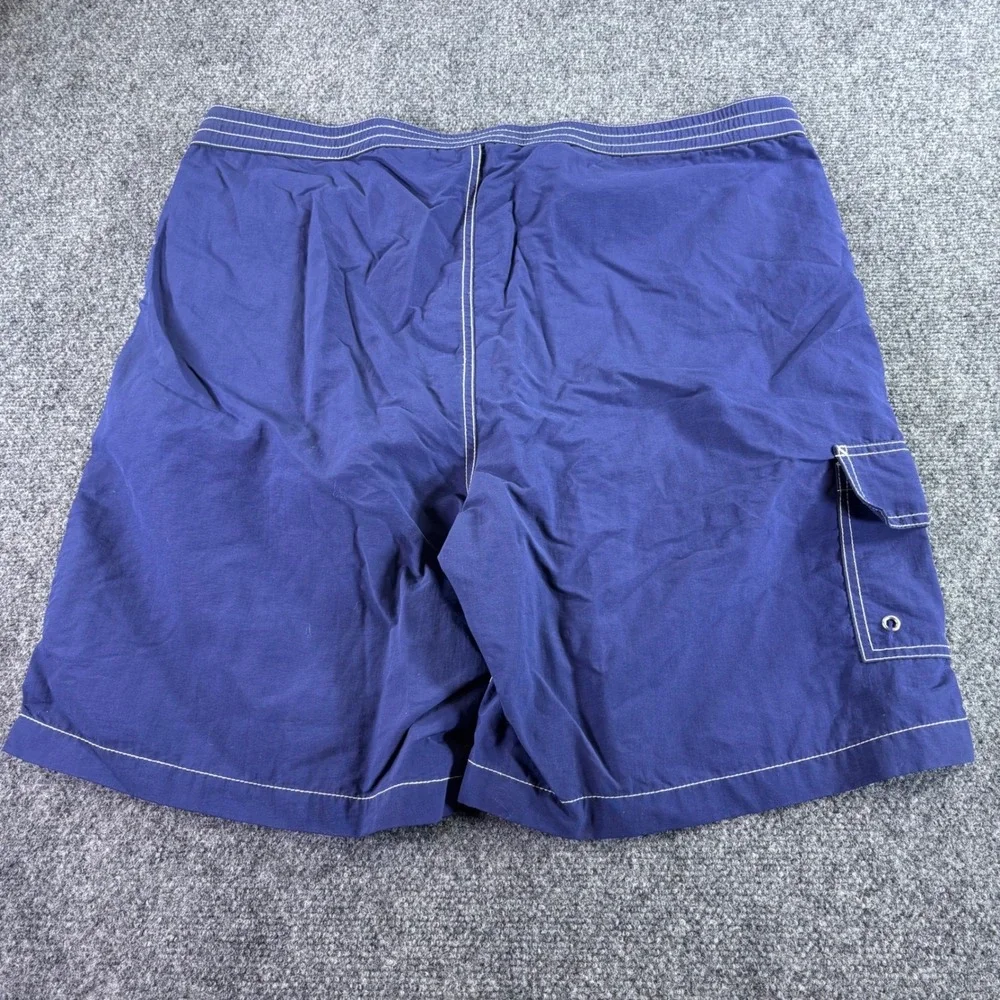 Polo Ralph Lauren Swim Trunks Mens XL Navy Blue Cargo Mesh Lined Board Shorts